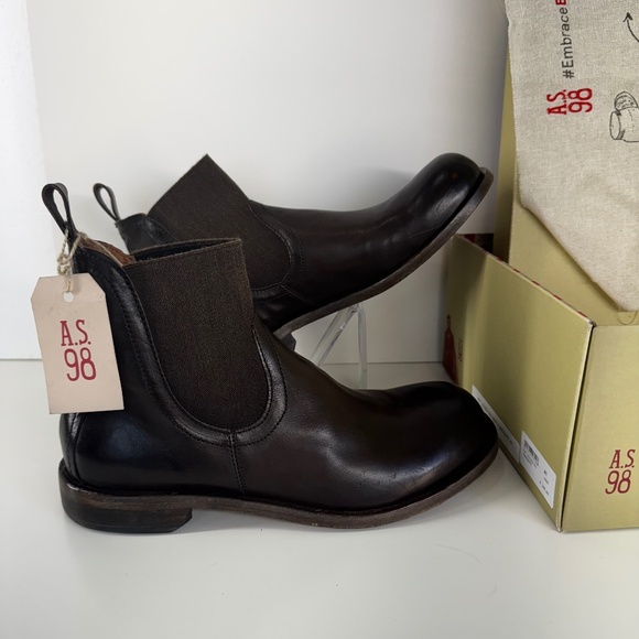 A.S. 98 Pixel Family Ankle Boots | Handmade in Italy | Men’s Size 41 - Picture 1 of 11